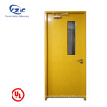 Steel fireproof hollow metal door UL fire certification 120 minutes fire duration Safety exit door